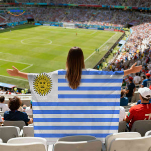flagora cape uruguay vlag cape stadion supporter www.middo.nl