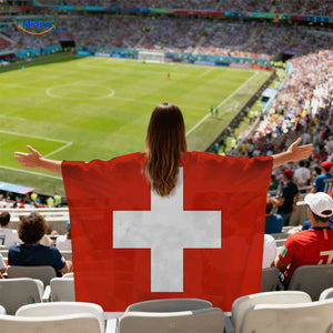 flagora cape zwitserland vlag cape stadion supporter www.middo.nl