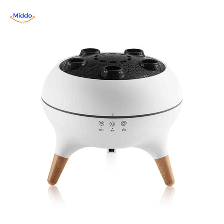 flamora diffuser modern aroma verstover met houtlook poten www.middo.nl