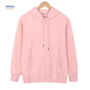 fleecora hoodie detail capuchon met trekkoord www.middo.nl
