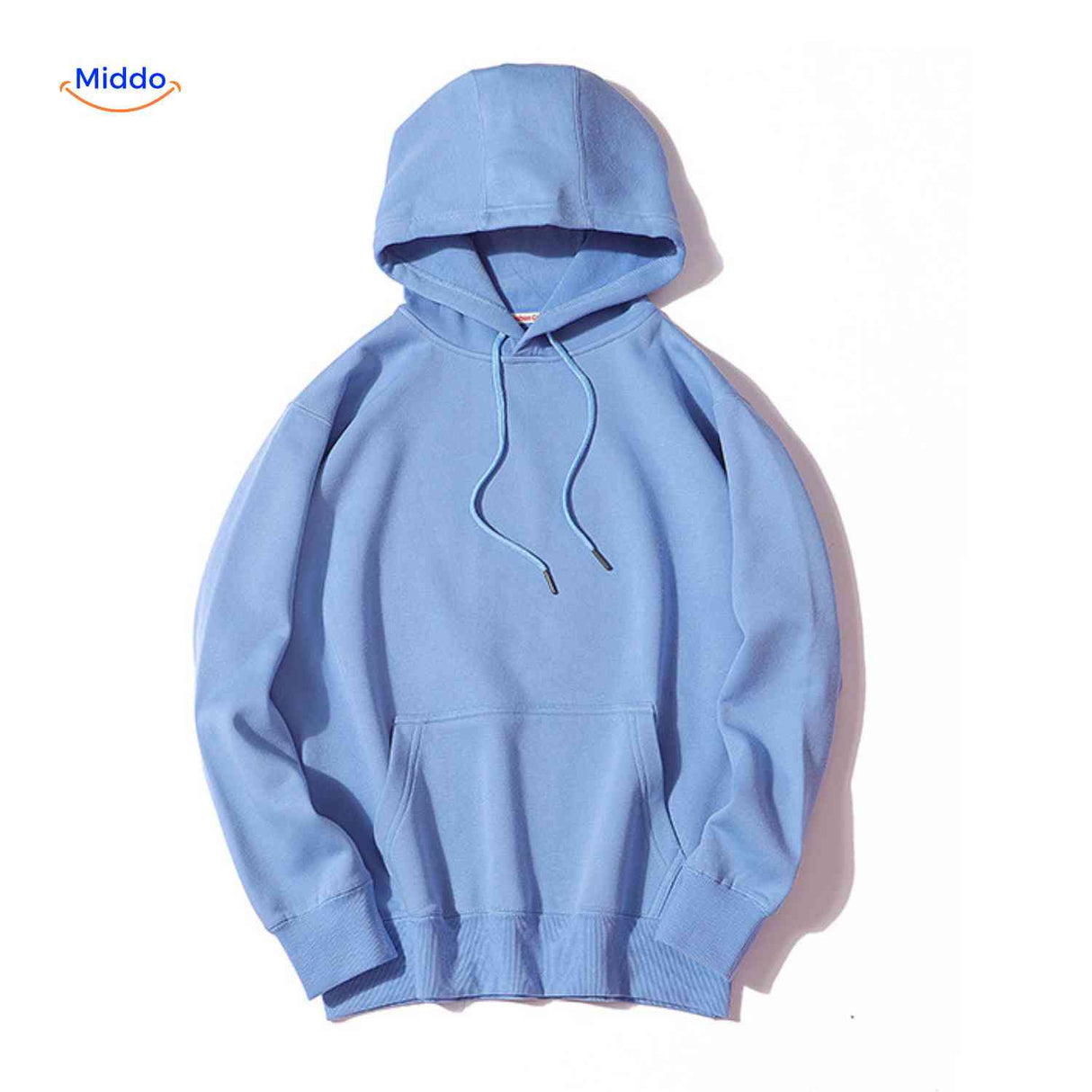 fleecora hoodie eenvoudige hoodie met comfort fit www.middo.nl