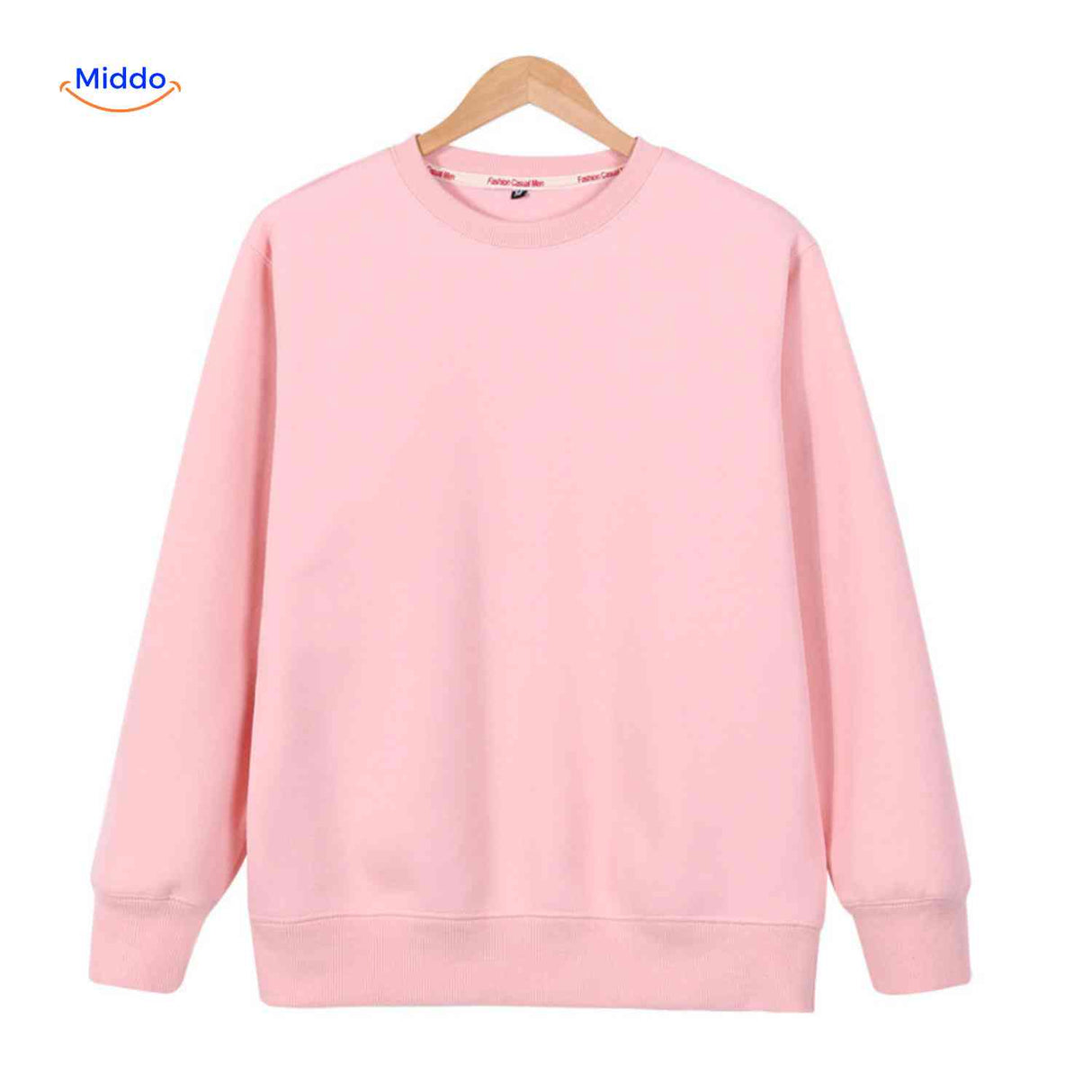 fleecora hoodie trendy hoodie met kangoeroezak www.middo.nl