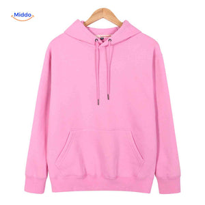 fleecora hoodie zachte casual hoodie unisex www.middo.nl
