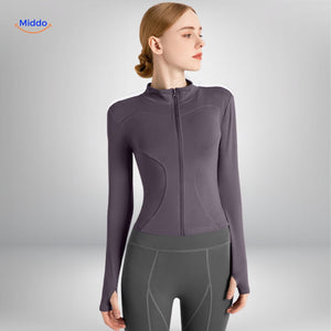 flexifit pro yoga jas paars comfort en stijl www.middo.nl