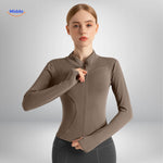 flexifit pro yoga jas taupe stijlvolle keuze www.middo.nl