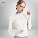 flexifit pro yoga jas wit verfijnde afwerking www.middo.nl