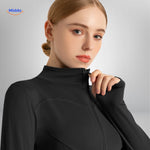 flexifit pro yoga jas zwart chique afwerking www.middo.nl