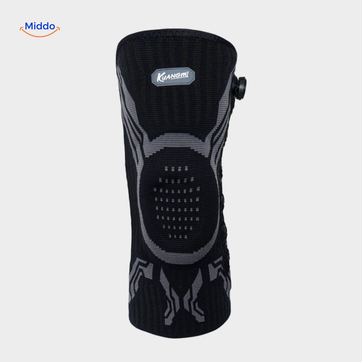 flexiguard kniebrace zwart met stabilisatie www.middo.nl