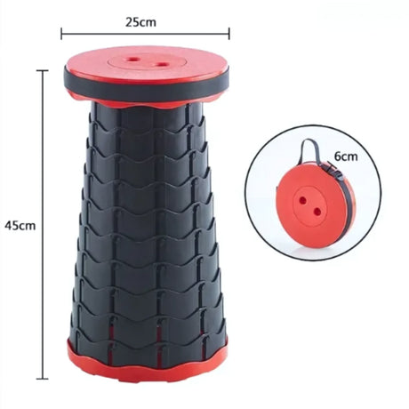 Flexistool™ Telescopische Verstelbare Kruk Rood