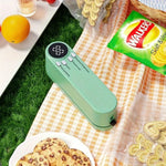 foodseal vacuumachine draadloos oplaadbaar en compact draagbaar voor picknick en snacks www.middo.nl