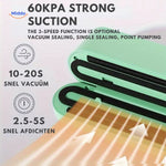 FoodSeal™ Vacuümmachine | Draadloos, Oplaadbaar en Compact