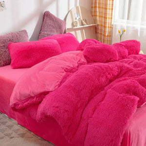 Teddy Fluffy Fleece Beddengoed Set | Warm & Extra Zacht