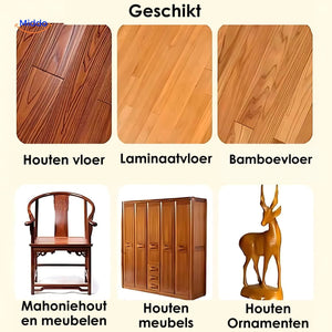 Voorbeelden van houten vloeren, laminaat, bamboe, meubels en houten decoratie