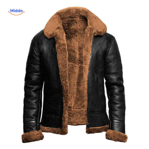 furvexo jas winterjas met zachte voering en brede kraag www.middo.nl