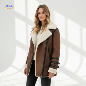 furvia jas binnen lichtinval stijlvolle herfstlook www.middo.nl