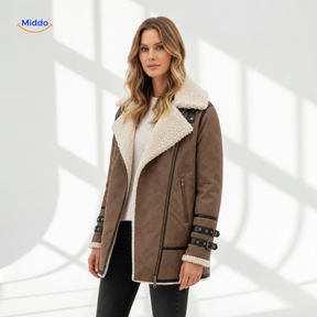 furvia jas binnen lichtinval stijlvolle herfstlook www.middo.nl