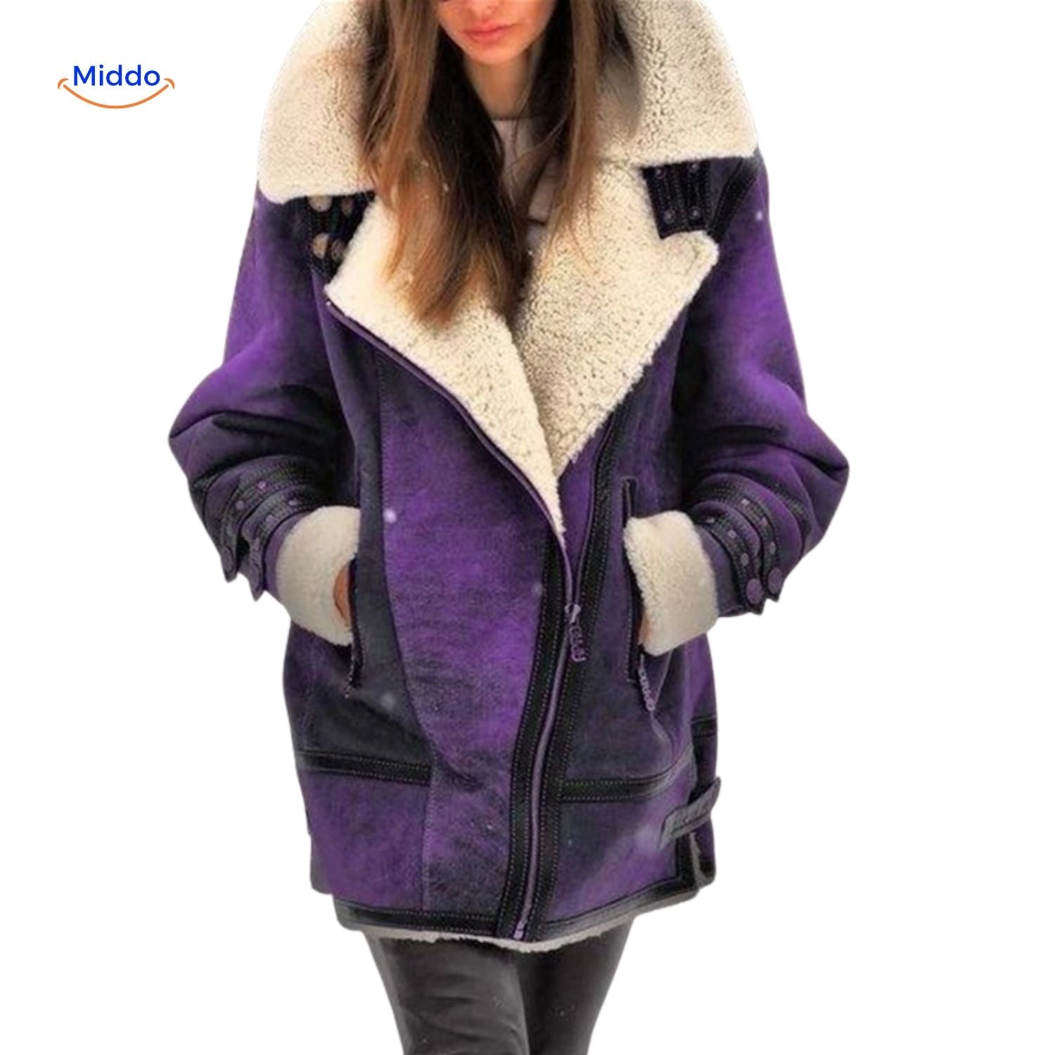 Furvia™ Jas | Warm imitatiebont, winddicht & stijlvol design