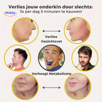 Enkele voorbeelden voor het verliezen van je onderkin met de KaakMaster Pro