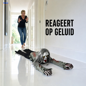 GhostEcho™ reageert op geluid en kruipt door een lichte gang