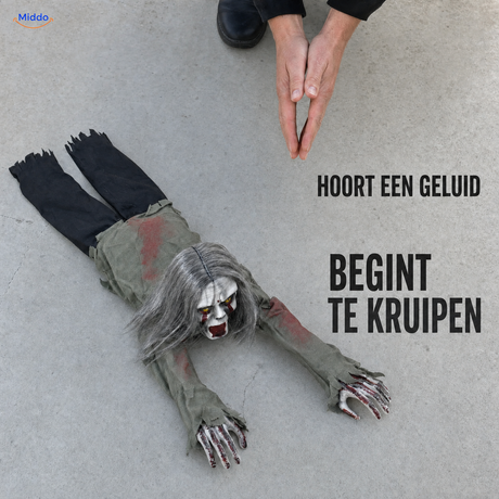 GhostEcho™ begint te kruipen zodra hij een geluid hoort