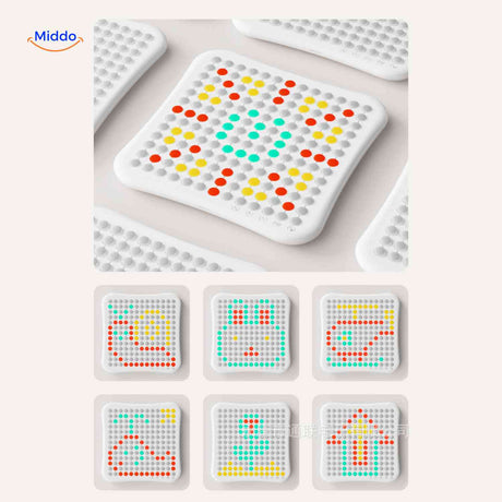 gobango spelcomputer creatief led matrix bord met meerdere kleurenpatronen www.middo.nl