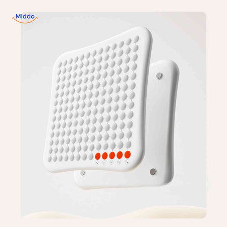 gobango spelcomputer minimalistisch led matrix bord met rode leds aan onderzijde www.middo.nl
