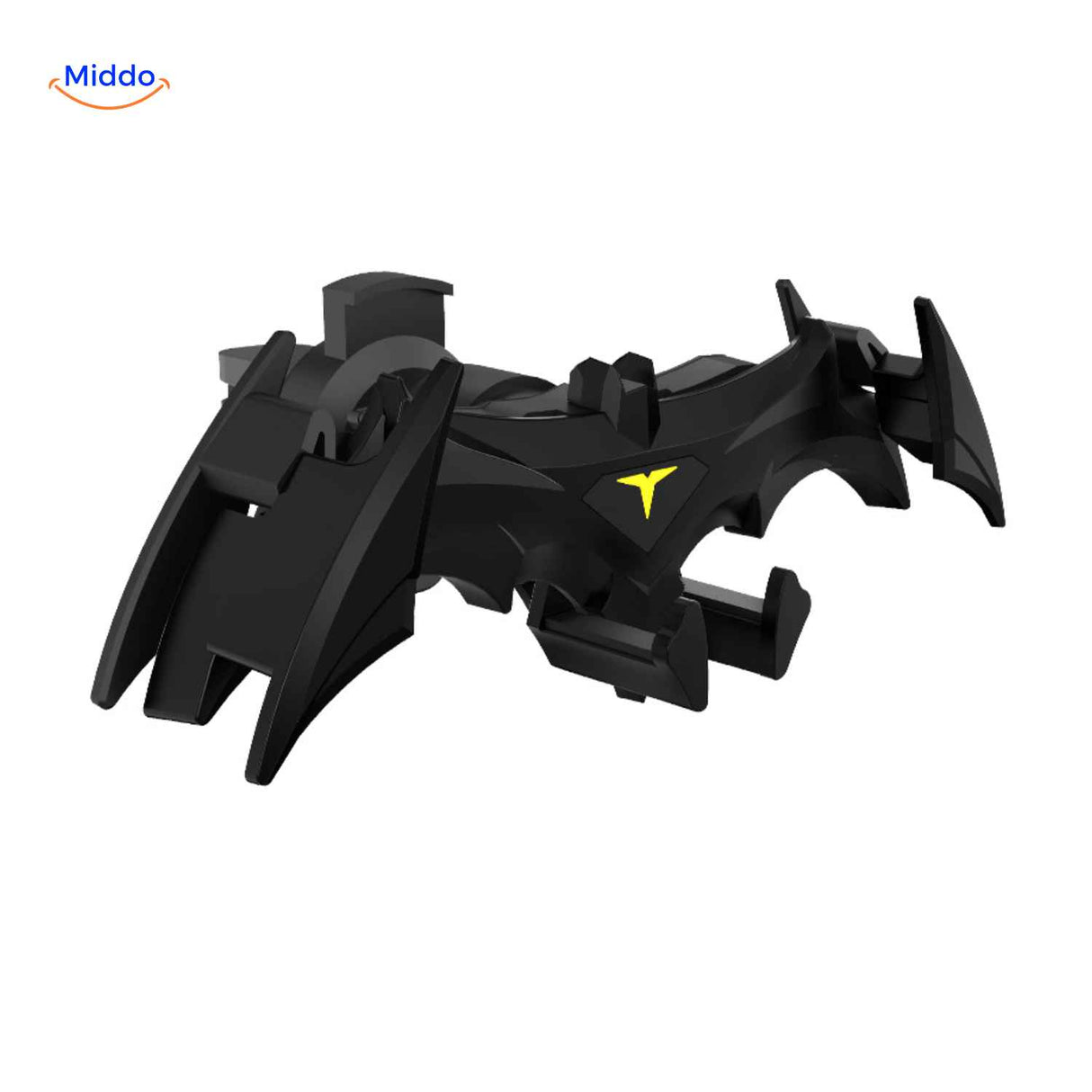 gripbat houder batman style auto telefoonhouder zwart design www.middo.nl
