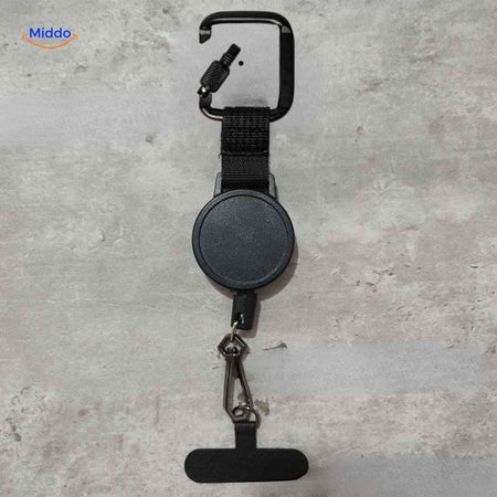 griplock houder metalen karabijnhaak en beveiligde clip www.middo.nl