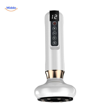 guashamax massager triple kleur opties met kogelkoppen www.middo.nl