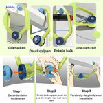 Hangingbounce trainer set met tafeltennis rackets en bal www.middo.nl