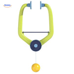 Hangingbounce trainer voor kinderen met bal en rekkoord www.middo.nl