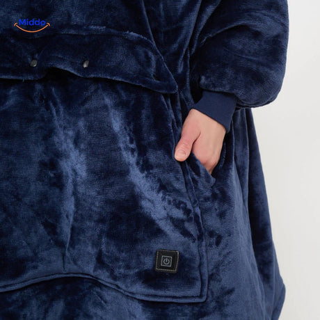 heatcozy plus blauwe met gebruiksvriendelijke knop middo