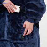 heatcozy plus blauwe pluche met bedieningsknop middo