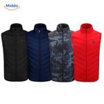 heatguard verwarmde bodywarmer alle kleuren opties middo.nl