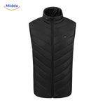 heatguard verwarmde bodywarmer basic zwart middo.nl