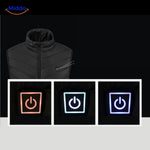 heatguard verwarmde bodywarmer temperatuurregeling knop middo.nl