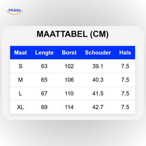 heatguard verwarmde maattable middo.nl