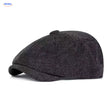 Heritage Eight flat cap, Zwart