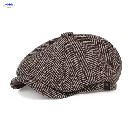 Heritage Eight flat cap, Keper khaki