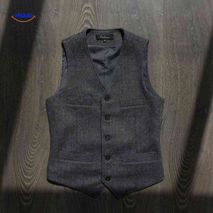 herringlux vest donkergrijs voorzijdewww.middo.nl