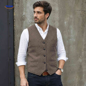 herringlux vest heren gilet klassieke pasvorm www.middo.nl