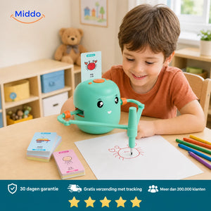 Interactive Drawing Robot met Middo garantie en gratis verzending met tracking