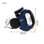 intrekbare lijn afmetingen weergave