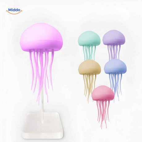jellyglow lamp sfeervolle decoratie met zachte led kleuren www.middo.nl