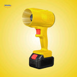 jetstorm blower hogesnelheidsventilator op batterij geel kleur www.middo.nl