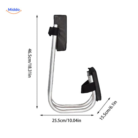 Kneecomfort™ Draagbare Tuinkruk En Knieler Zwart