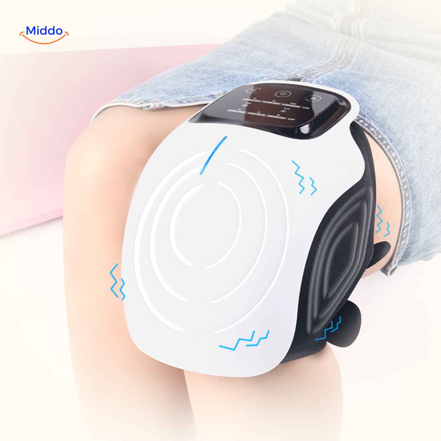 kneetherma massager roodlicht therapie voor knie ontsteking verlichting www.middo.nl