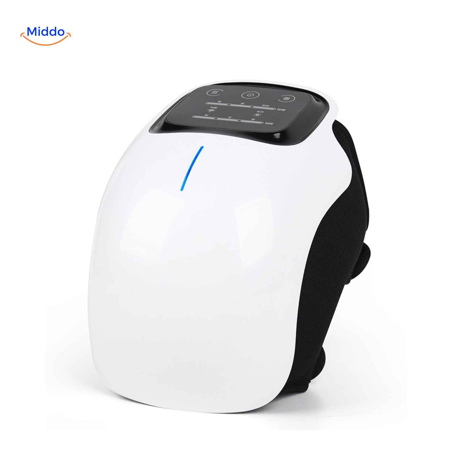 kneetherma massager slimme knie massage met led display www.middo.nl