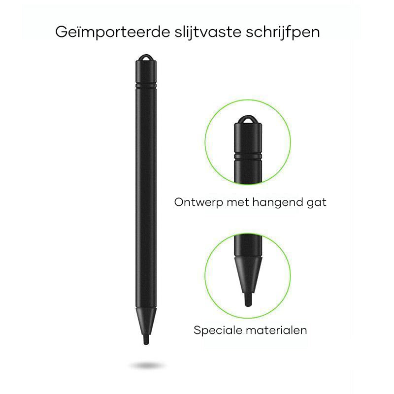 Geïmporteerde slijtvast schrijfpen met hangend gat.
