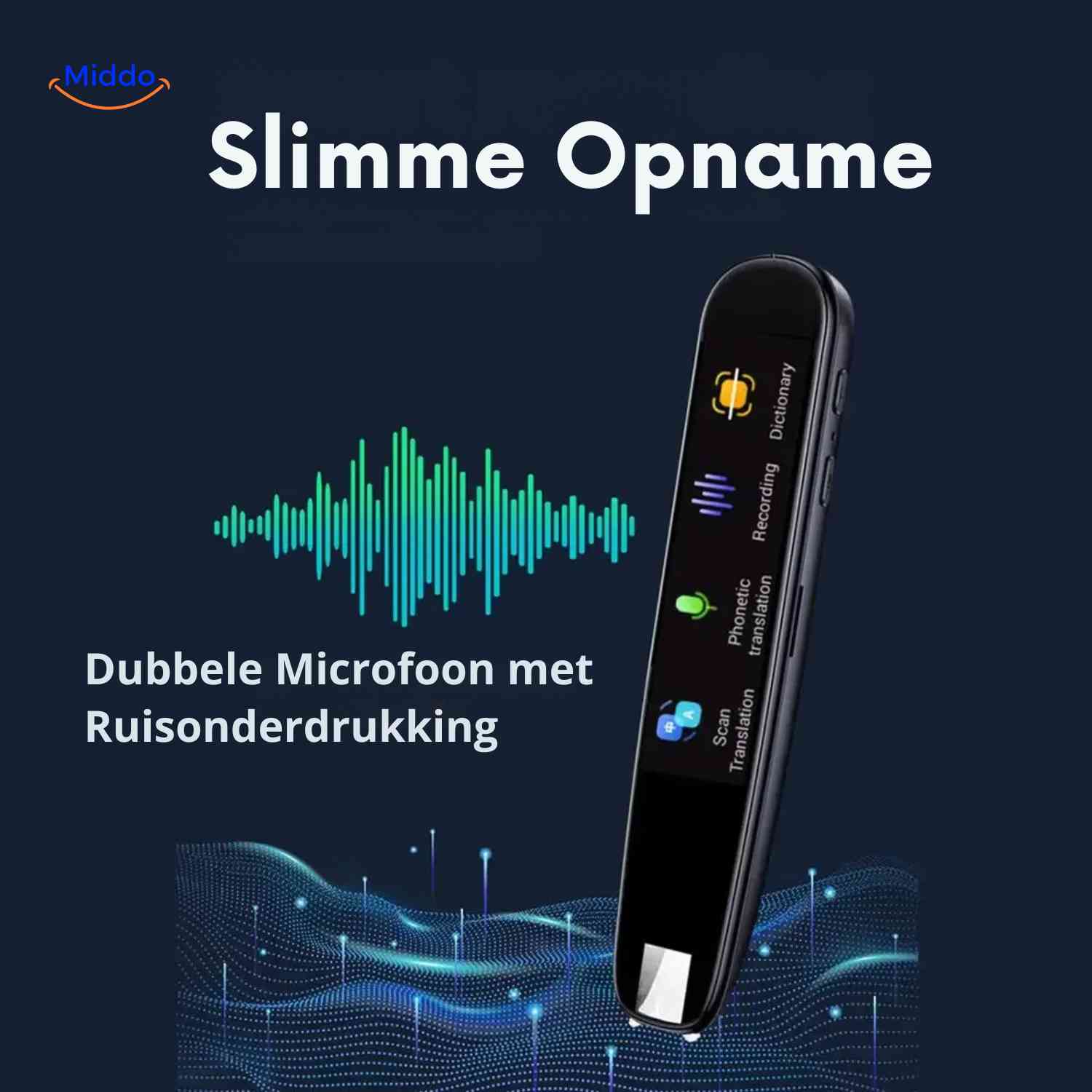 lexipen vertaler dubbele microfoon met ruisonderdrukking www.middo.nl